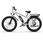 AMYET 26 x 4 Fat Tire Electric Mountain Bike, 48V 15Ah, 7-Speed - EB26