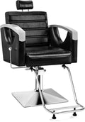 OmySalon All Purpose Reclining Hydraulic Salon Chair, 135 Degree