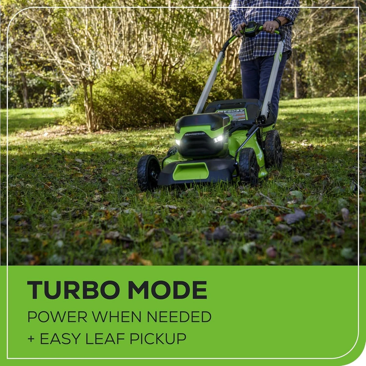 Greenworks Cordless Self-Propelled Lawn Mower, 60V, 21-Inch, 2 x 4.0Ah Batteries, Dual-Port Rapid Charger