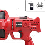 POPULO 20V Cordless Electric Drain Auger, 25 Ft Auto-Feed, 2.0Ah Battery, 3/4 in-2 in Pipes