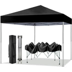 GVDV 10x10 ft Easy Pop Up Outdoor Canopy Tent - Blue
