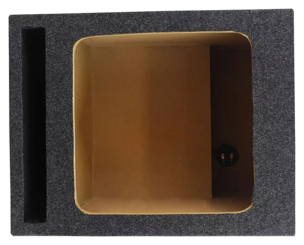 MTX 12in 500W RMS Square Car Audio Subwoofer Kit With Vented Enclosure - S6512-44