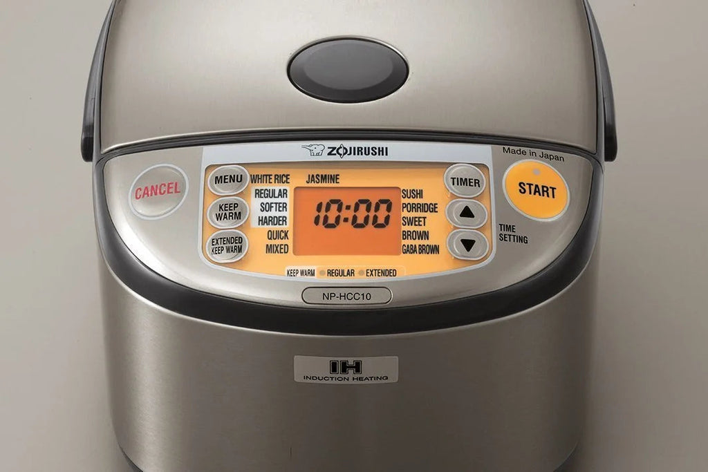 Zojirushi Induction Heating Rice Cooker And Warmer, 5.5-Cup, Dark Gray - NP-HCC10XH