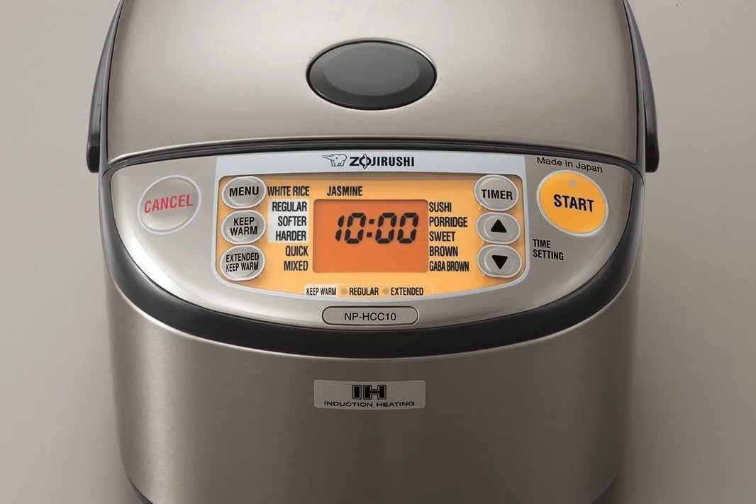 Zojirushi Induction Heating Rice Cooker And Warmer, 5.5-Cup, Dark Gray - NP-HCC10XH