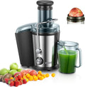 Juilist Centrifugal Juicer Machine, 800W, 3 Inch Feed Chute, Dual Speeds - Anti-Drip